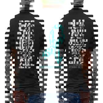 Support Dysautonomia Warrior Family Disease Awareness Month Men's Back Print T-shirt | Mazezy