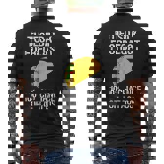 Taco Tuesday Shirt - Taco Forecast Men's Back Print T-shirt | Mazezy