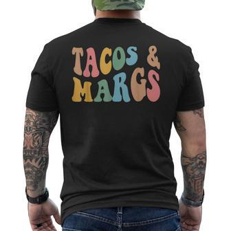 Tacos And Margs Cinco De Mayo Mexican Fiesta Party Men's Back Print T-shirt | Mazezy