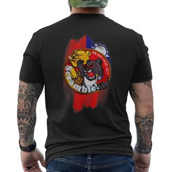 Taiwan Air Force Patch With Taiwan Flag Men's Crewneck Short Sleeve Back Print T-shirt | Mazezy UK