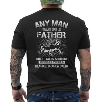 Take Special Father To Be Bearded Dragon Daddy Mens Back Print T-shirt | Mazezy