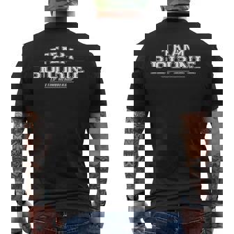 Team Bourne | Proud Family Surname Last Name Gift Mens Back Print T-shirt | Seseable UK