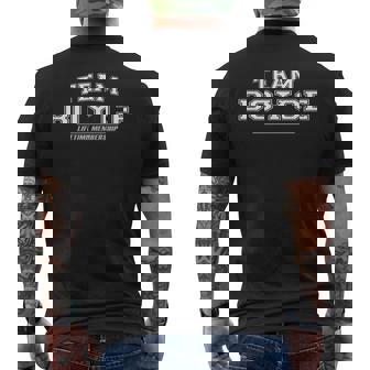 Team Boyce | Proud Family Surname Last Name Gift Mens Back Print T-shirt | Seseable UK