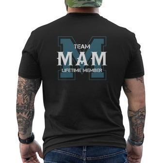 Team Mam Lifetime Member Men's T-shirt Back Print - Seseable