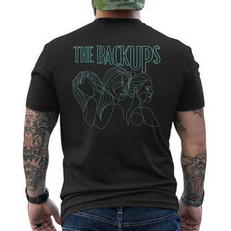 The Backups Band Merch Mens Back Print T-shirt | Mazezy