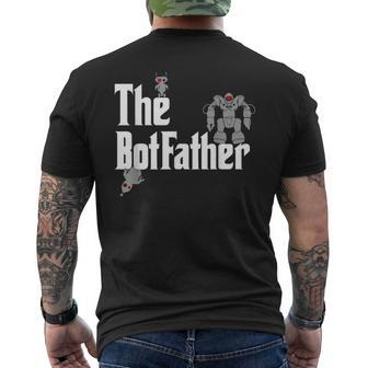 The Botfather Robot Master Father Of Electronics Mens Back Print T-shirt | Mazezy
