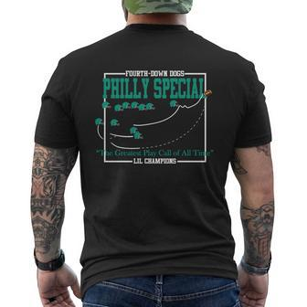 The Philly Special Greatest Play Call Of All Time Philadelphia Men's Crewneck Short Sleeve Back Print T-shirt - Monsterry CA