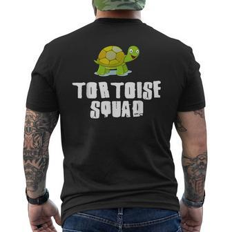 Tortoise Squad Cool Animal Men's Back Print T-shirt | Mazezy