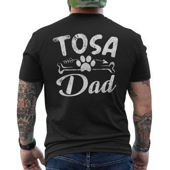 Tosa Dad Dog Pet Lover Owner Daddy Cool Father Men's Back Print T-shirt | Mazezy
