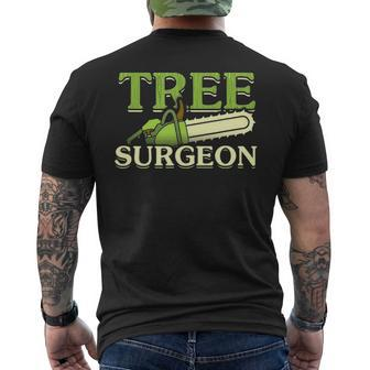 Tree Surgeon Lumberjack Logger Men's T-shirt Back Print - Seseable