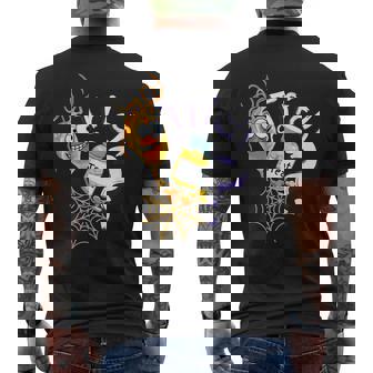 Trick Or Treat Microbiology Halloween Medical Lab Science Men's Back Print T-shirt | Mazezy