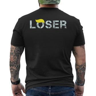 Trump Is A Loser Biden Wins Military Style Gift For Democrat Mens Back Print T-shirt | Mazezy