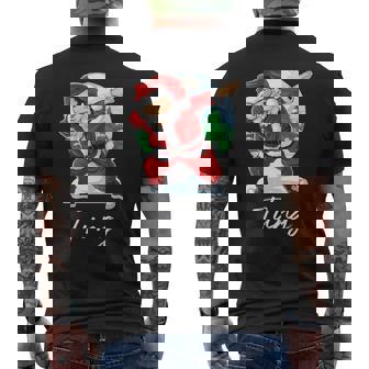 Tung Name Gift Santa Tung Mens Back Print T-shirt - Seseable