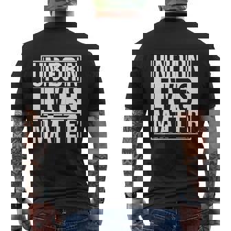 Unborn Lives Matter V2 Men's T-shirt Back Print - Thegiftio UK