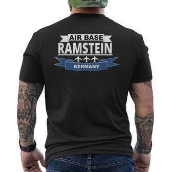 Us Air Base Ramstein Germany Us Air Force Men's T-shirt Back Print - Seseable