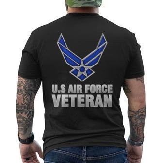 Us Air Force Veteran - Vintage Usaf Veteran Men's T-shirt Back Print - Seseable