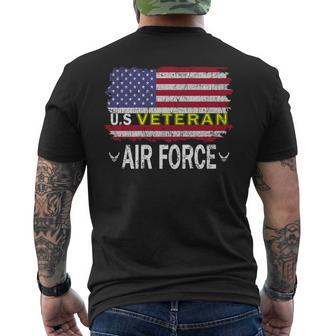 Us Air Force Veterans Day -Us Air Force Veteran Pride Men's T-shirt Back Print - Seseable