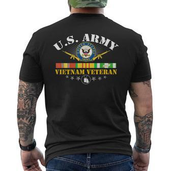 Us Army Vietnam Veteran Veteran Vietnam Army Men's T-shirt Back Print - Seseable