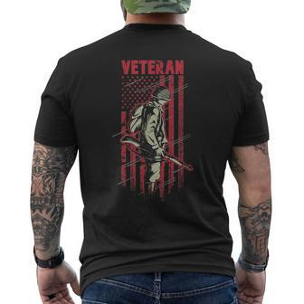 Us Veteran Thank You Veterans Day Usa Patriot Men's T-shirt Back Print - Seseable