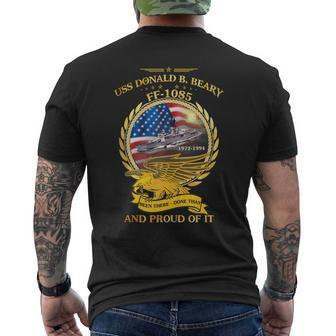 Uss Donald B Beary Ff-1085 Men's T-shirt Back Print - Seseable