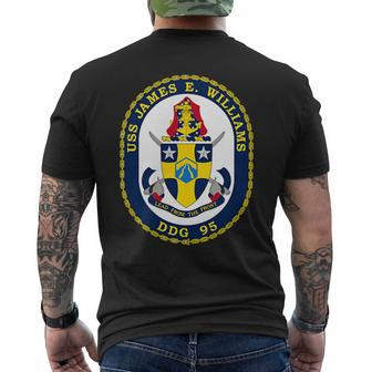 Uss James E Williams Ddg-95 Navy Destroyer Military Veteran Men's T-shirt Back Print - Seseable
