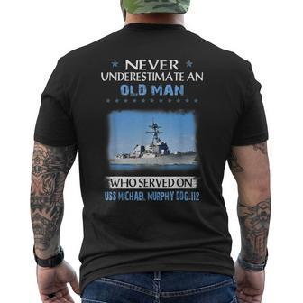 Uss Michael Murphy Ddg-112 Destroyer Class Father Day Men's T-shirt Back Print - Seseable