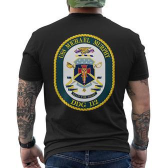 Uss Michael Murphy Ddg-112 Navy Destroyer Military Men's T-shirt Back Print - Seseable