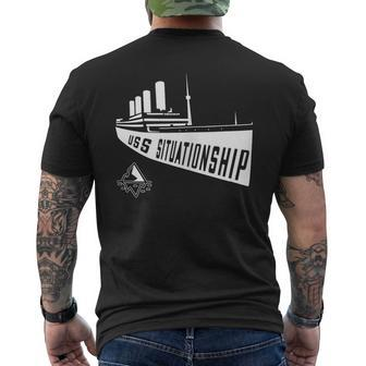 Uss Situationship Complicated Relationship Friendship Men's T-shirt Back Print - Seseable
