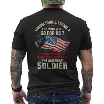 I Am Veteran Ex-Army Served Sacrificed Respect Veteran Men's T-shirt Back Print - Seseable
