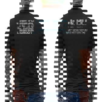 Veteran T Vet Bod Like Dad Bod But With More Knee Pain Men's Back Print T-shirt | Mazezy