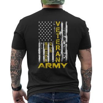 Veteran Of United States Us Army Veteran Gold Men's T-shirt Back Print - Seseable