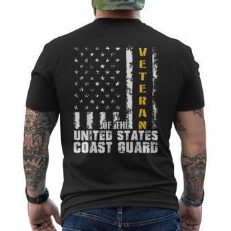 Veteran Of The United States Us Coast Guard Men's T-shirt Back Print - Seseable