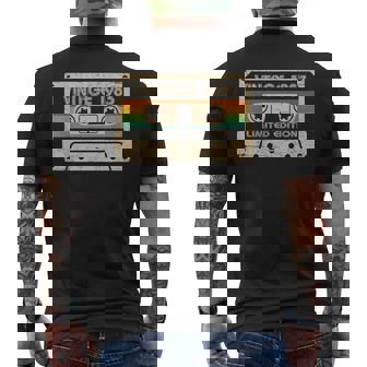 Vintage 1983 Limited Edition 40 Year Old 40Th Birthday Men's Back Print T-shirt | Mazezy