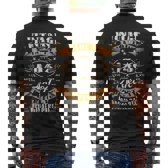 Vintage 77Th Birthday Decorations Men 1946 77 Birthday Men's Back Print T-shirt | Mazezy