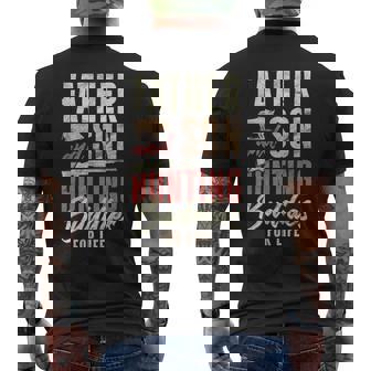 Vintage Father And Son Hunting Buddies For Life Fathers Day Men's T-shirt Back Print - Thegiftio