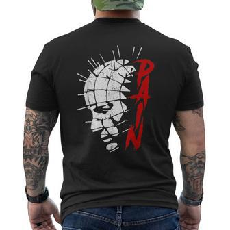 Vintage Pinhead Cenobite Pain Men's T-shirt Back Print - Seseable
