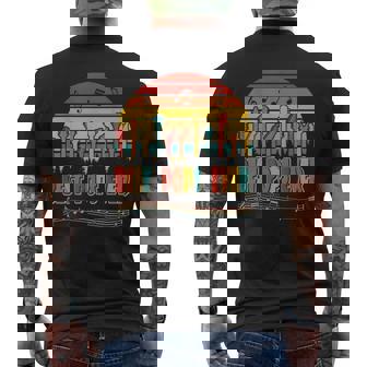 Vintage Retro Best Pops Ever Funny Guitarist Guitar Lover Mens Back Print T-shirt | Seseable UK