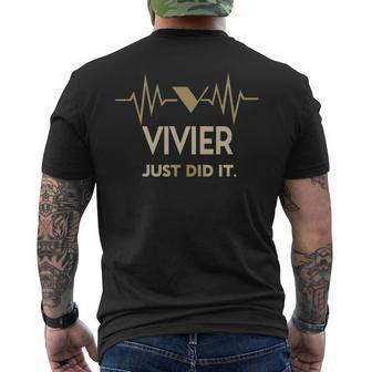 Vivier Just Did I Mens Back Print T-shirt - Seseable