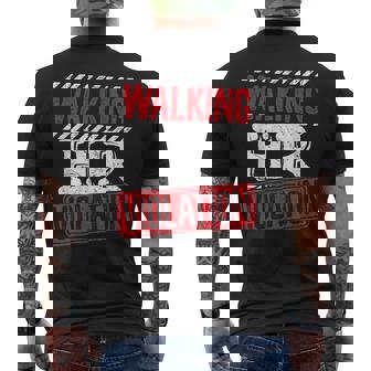Walking Hr Violation Hr Human Resources Nightmare Men's Back Print T-shirt | Mazezy