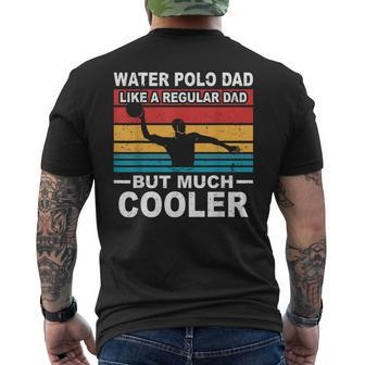 Mens Water Polo Player Father Water Polo Sport Dad Men's T-shirt Back Print - Seseable
