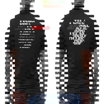 I Went To Rehab And All I Got Was This Lousy Men's Back Print T-shirt | Mazezy