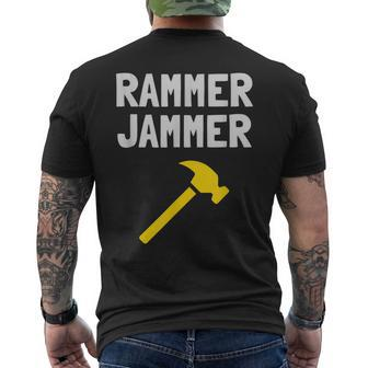 Yellow Hammer Alabama Football Rammer Jammer Men's T-shirt Back Print - Seseable