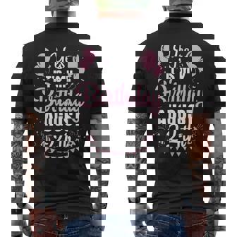 Yes Its My Birthday On August 24Th Happy To Me You Mom Dad Mens Back Print T-shirt | Mazezy