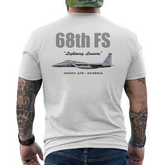 68Th Fighter Squadron T Men's Back Print T-shirt | Mazezy