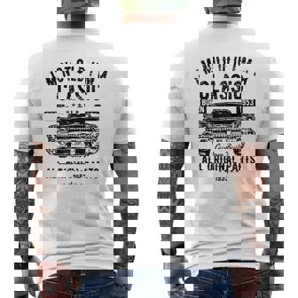 69Th Birthday 69 Years Old Man Classic Car Born 1953 Men's Back Print T-shirt | Mazezy
