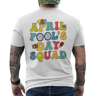 April Fools Day Squad Pranks Quote April Fools Day Men's Back Print T-shirt | Mazezy