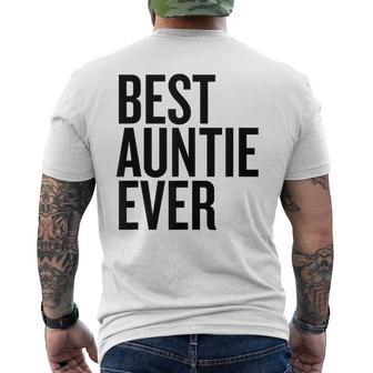 Best Aunt Ever Gif For Aunt From Niece Or Nephew Mens Back Print T-shirt - Seseable