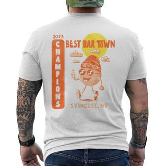 Best Bar Town Champions Syracuse Men's Back Print T-shirt | Mazezy