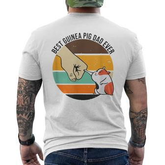 Best Furry Potato Dad Ever Funny Guinea Pig Domestic Cavy Mens Back Print T-shirt - Seseable