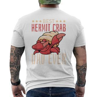 Best Hermit Crab Dad Ever Hermit Crab Mens Back Print T-shirt - Seseable